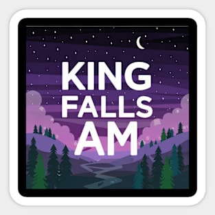 king falls am Sticker